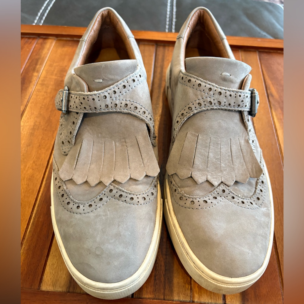 Frye Gemma Kiltie Detailed Sneakers Blush Taupe Womens 7
